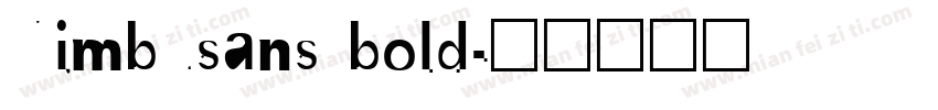 Nimbusans bold字体转换